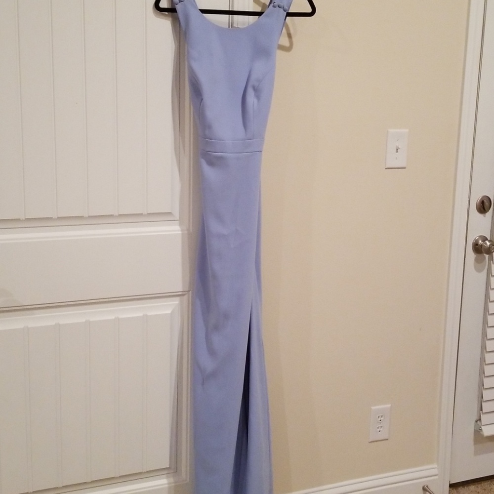 AFTER SIX formal periwinkle blue dress